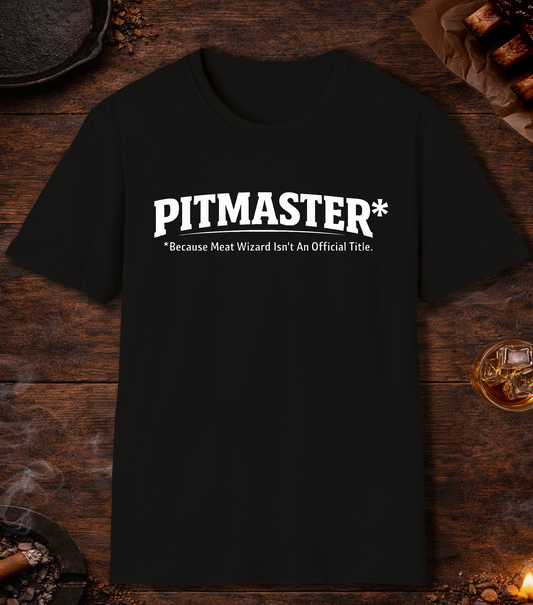 Pitmaster Meat Wizard T-Shirt - Black