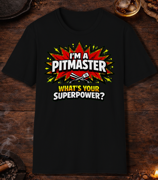 Pitmaster Superpower T-Shirt - Black