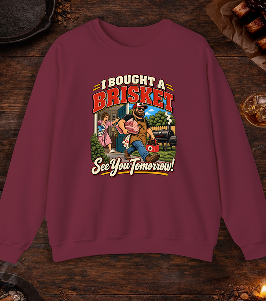 Bought A Brisket - Maroon
