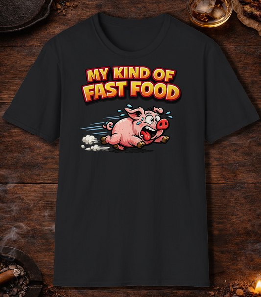My Kind Of Fast Food T-Shirt - Charcoal