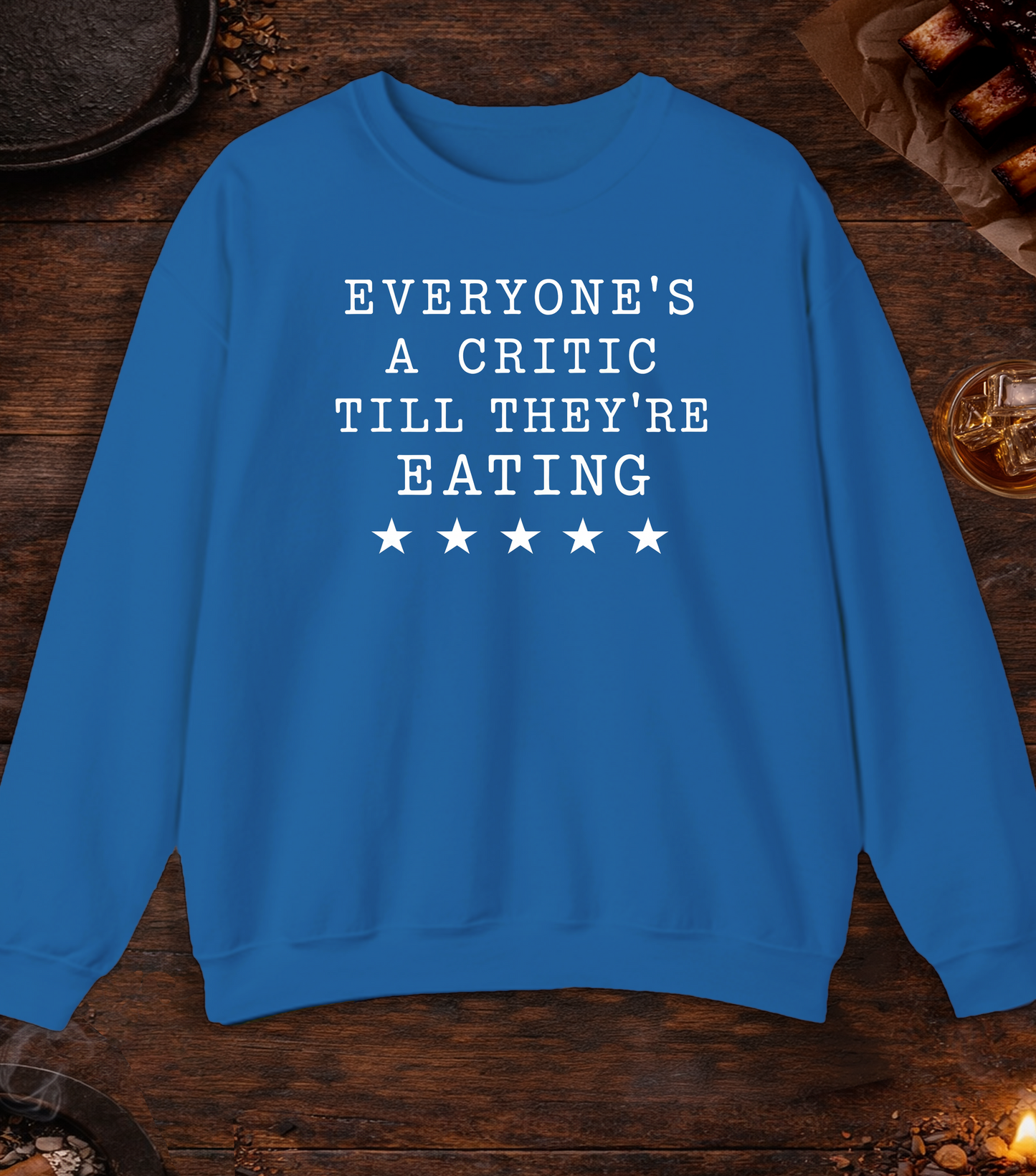 Everyones a Critic Crewneck - Royal