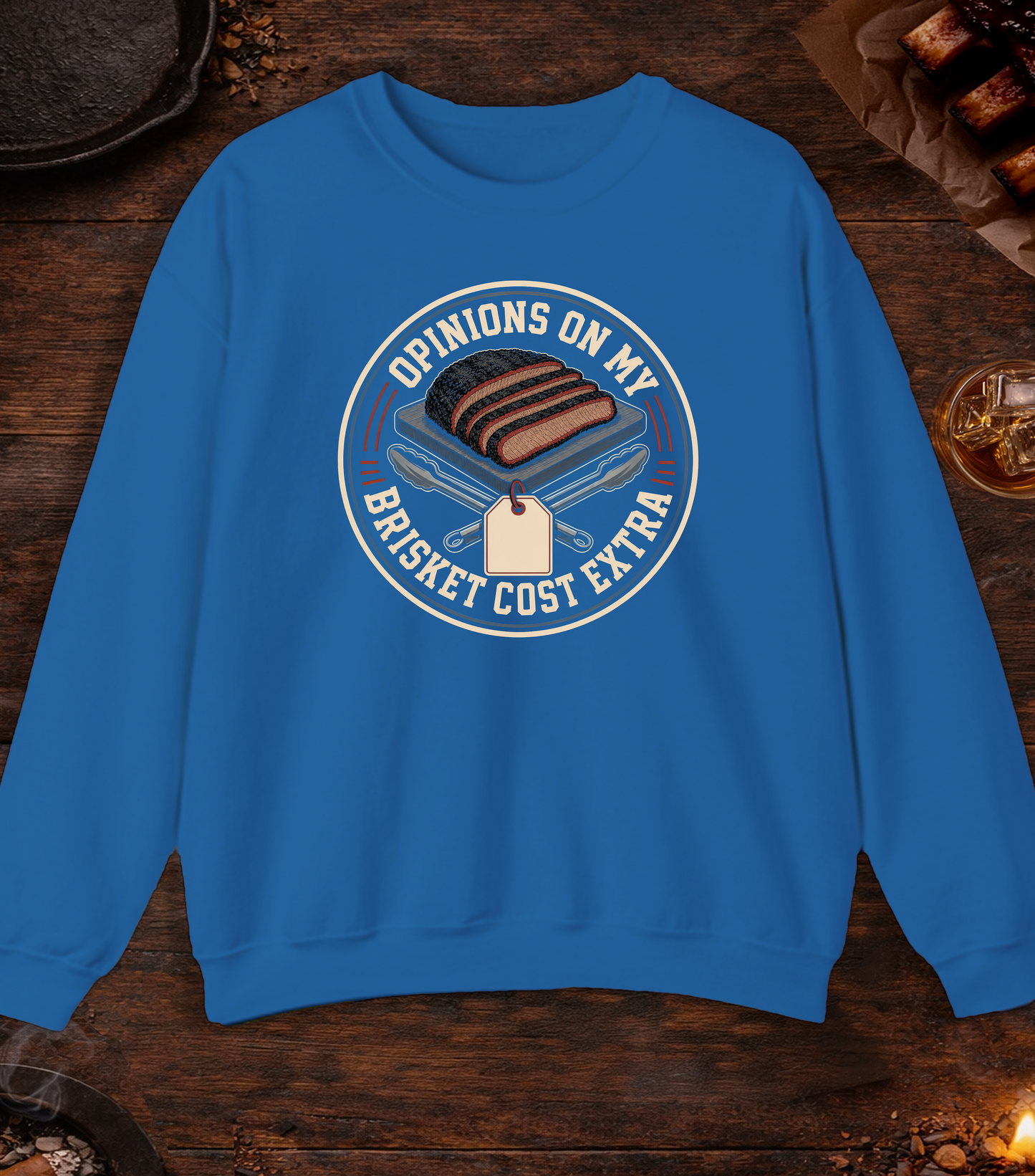 Opinions Cost Extra Crewneck - Royal