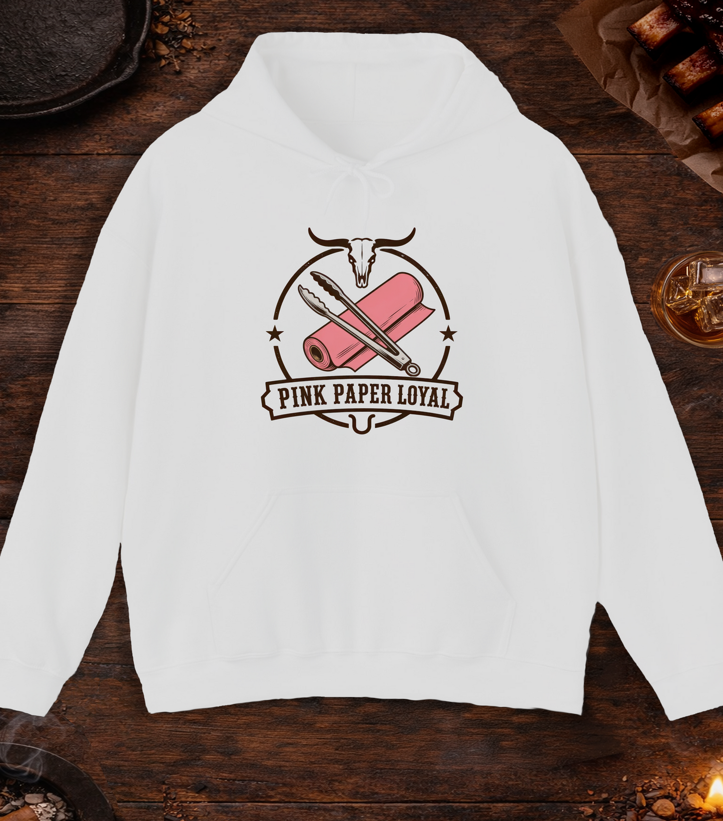 Pink Paper Loyal Hoodie - Ash