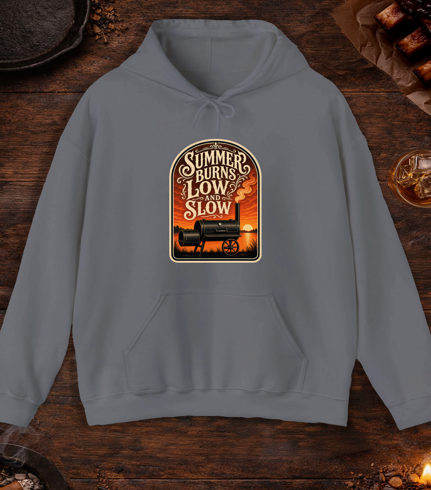 Summer Burns Low Slow Hoodie - Charcoal