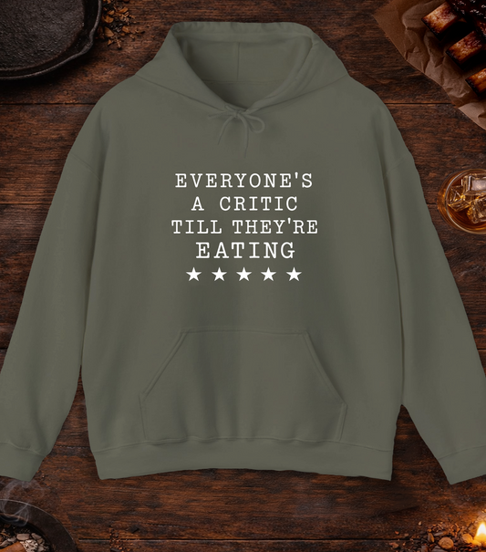 Everyones a Critic Hoodie - Military Green