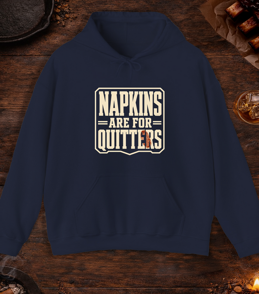 Napkins for Quitters Hoodie - Navy