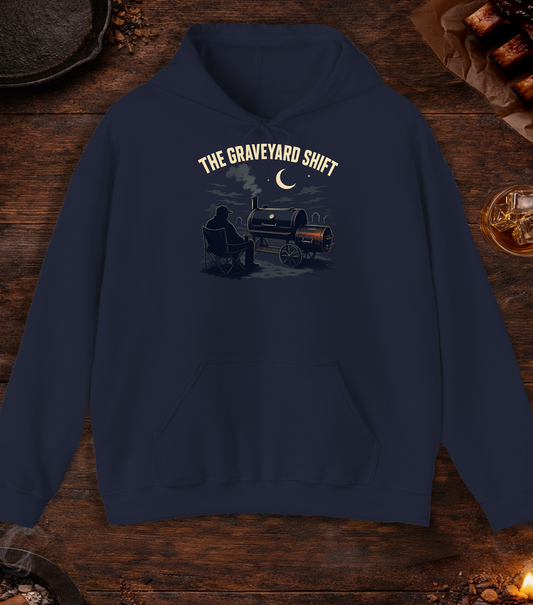 Graveyard Shift Hoodie - Navy