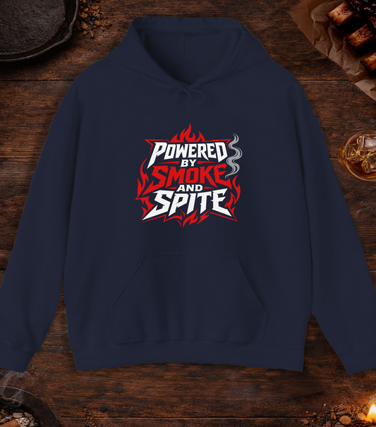 Powered By Smoke and Spite Hoodie - Navy