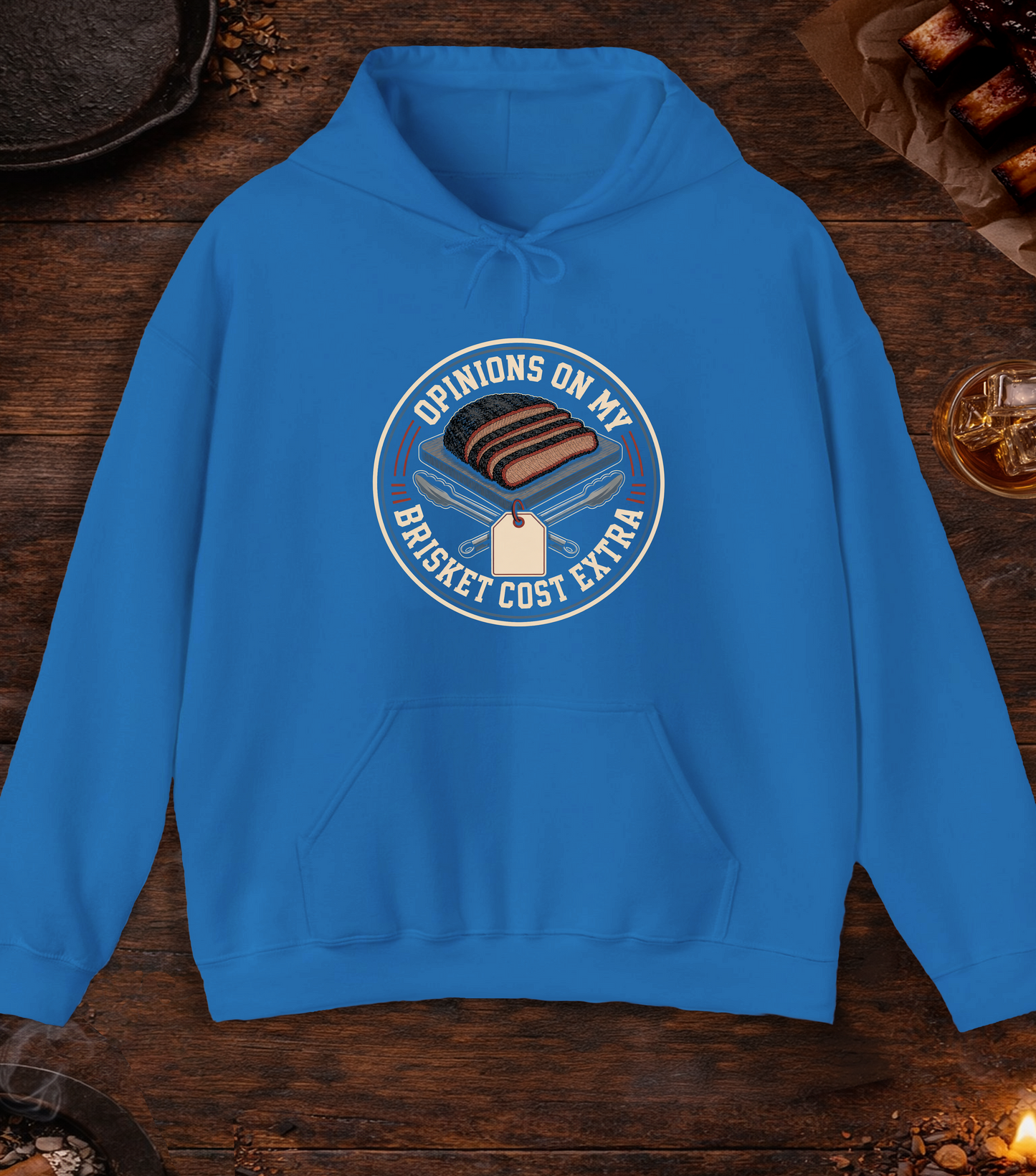 Opinions Cost Extra Hoodie - Royal