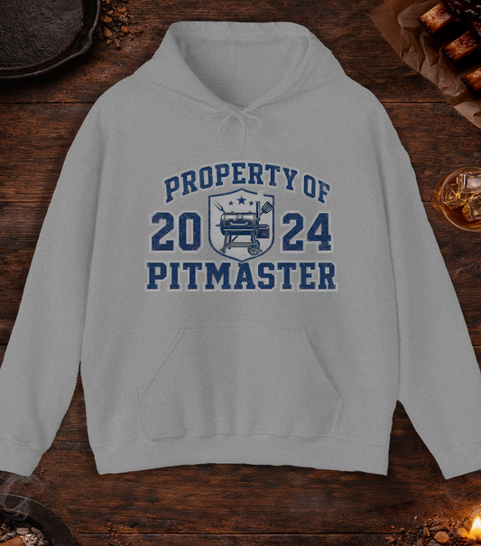 Property of Pitmaster Hoodie - Sport Grey