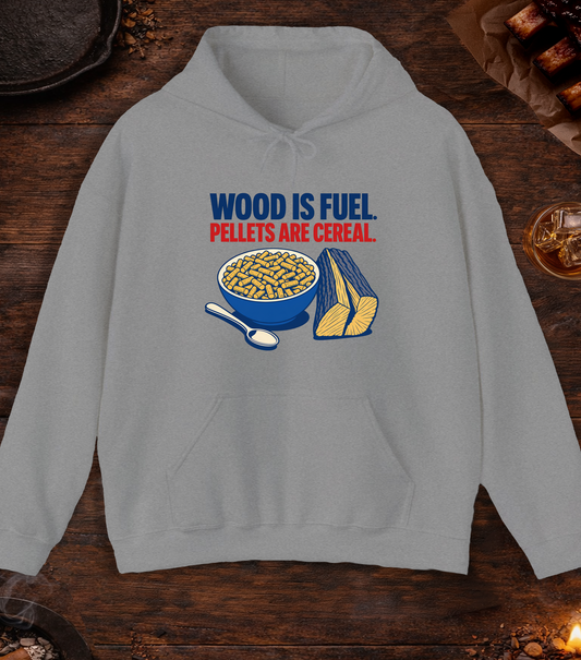 Pellets Are Cereal Hoodie - Sport Grey