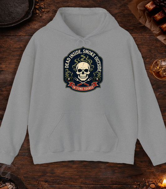 Dead Inside Hoodie - Sport Grey