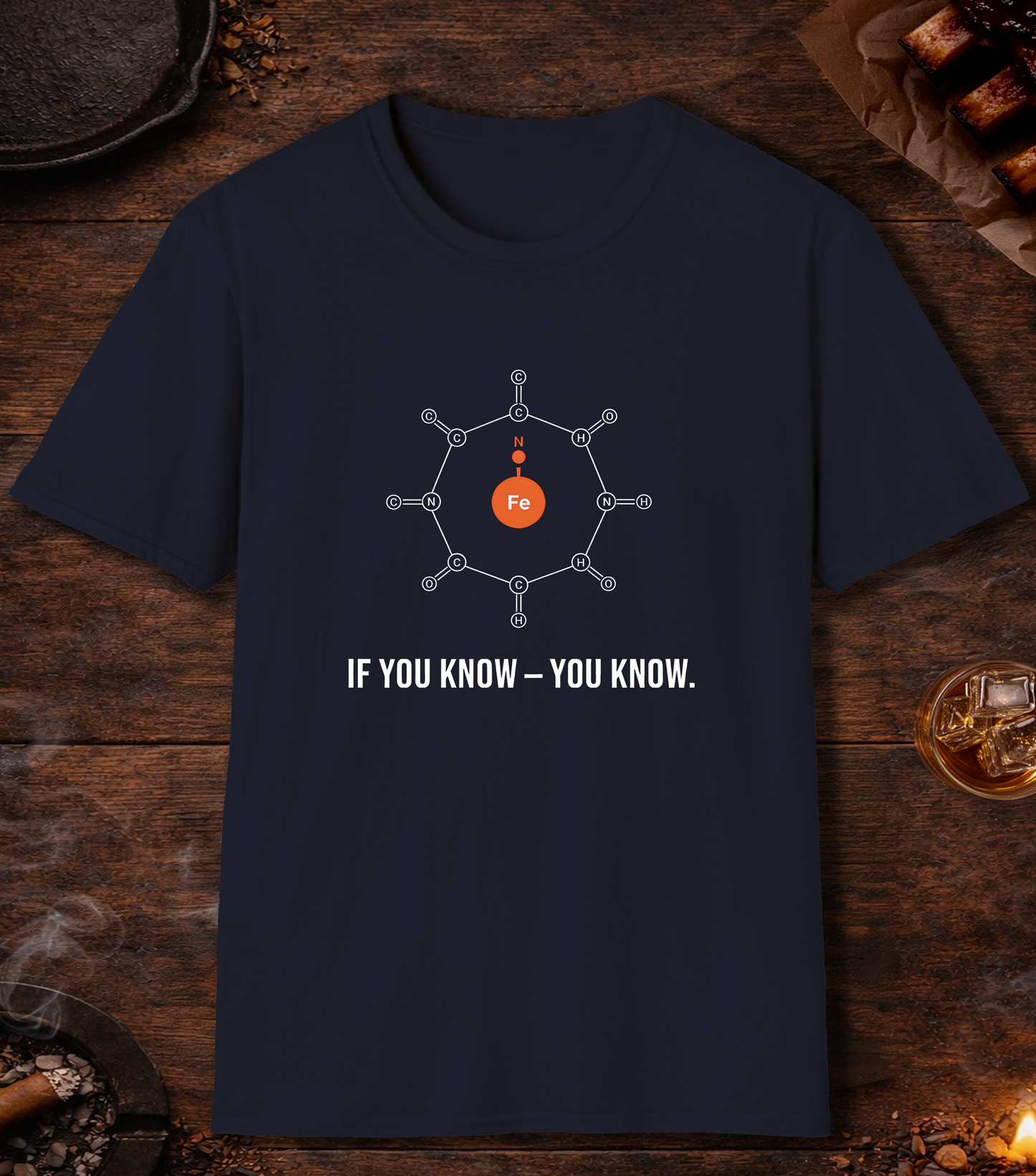 Smoke Ring T-Shirt - Navy