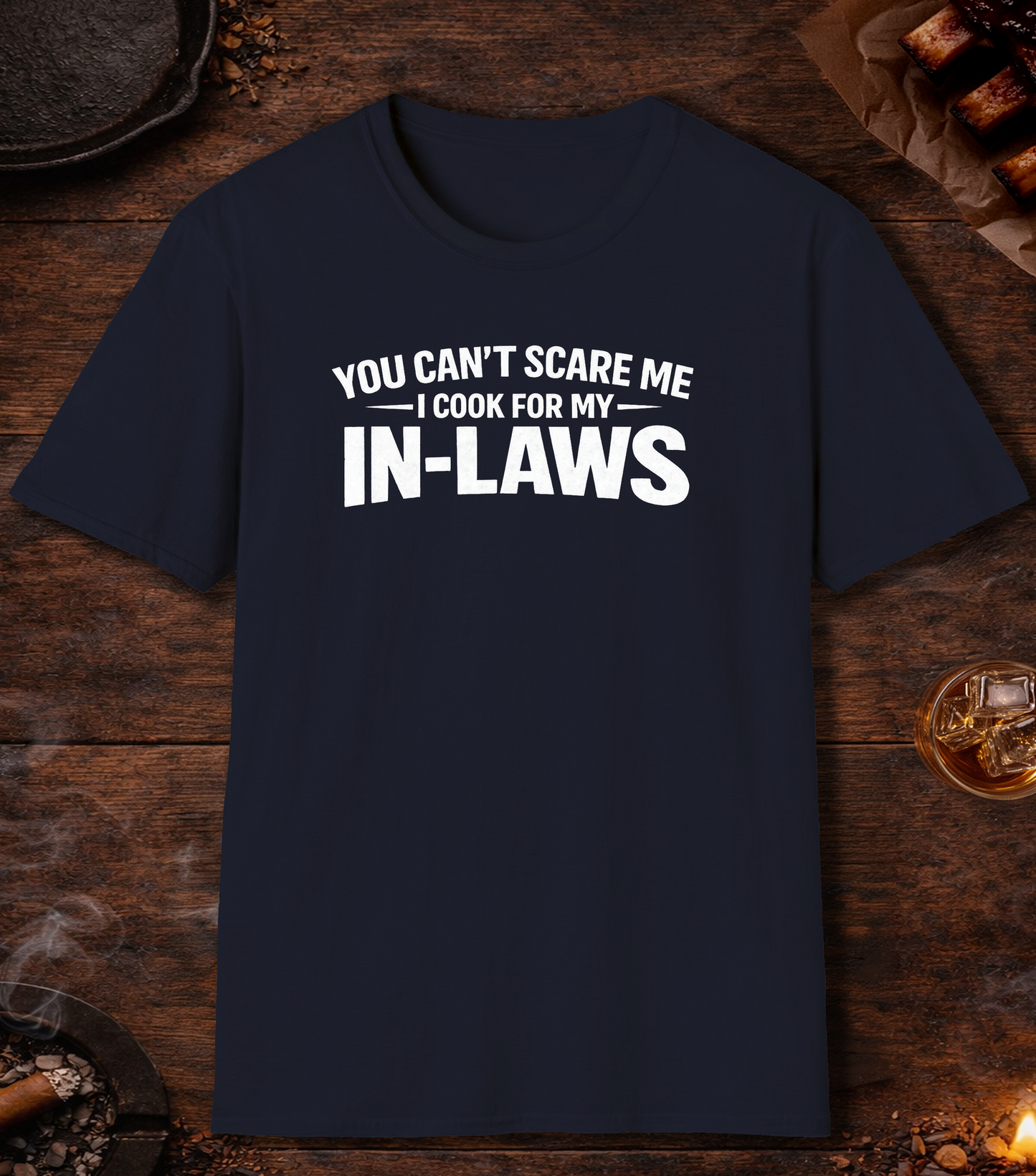 Cook For My In Laws T-Shirt - Navy