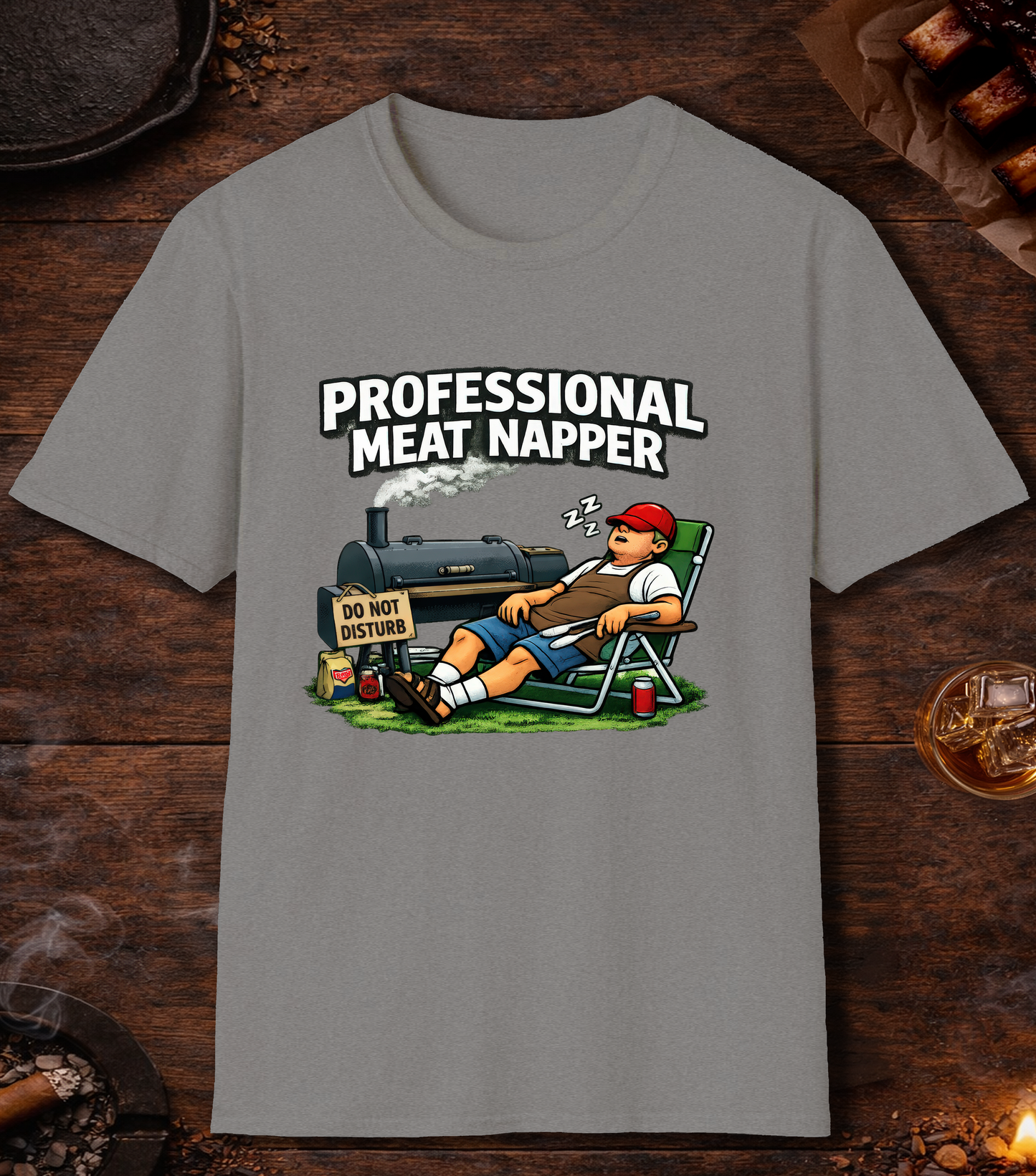 Professional Meat Napper T-Shirt - Sport Grey