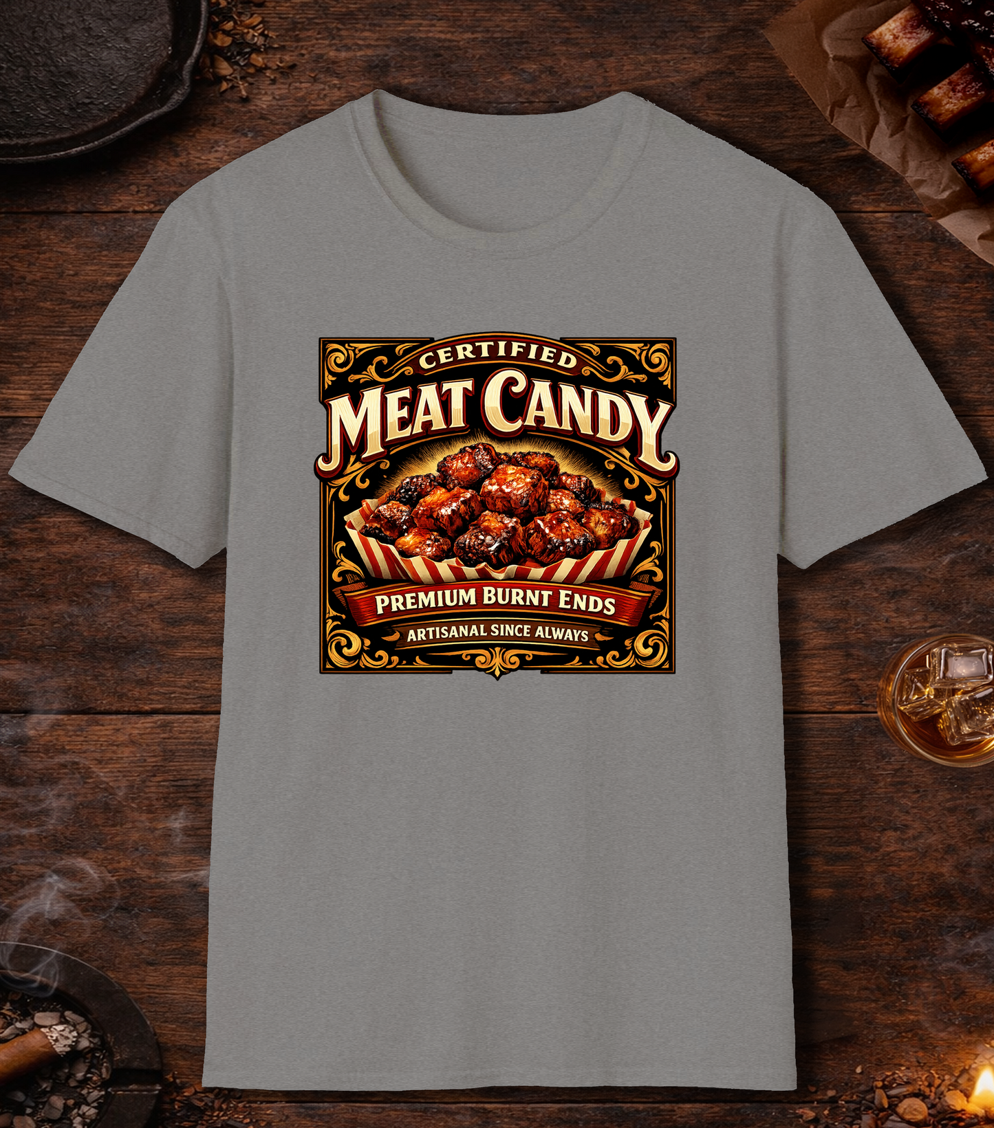 Certified Meat Candy T-Shirt - Sport Grey