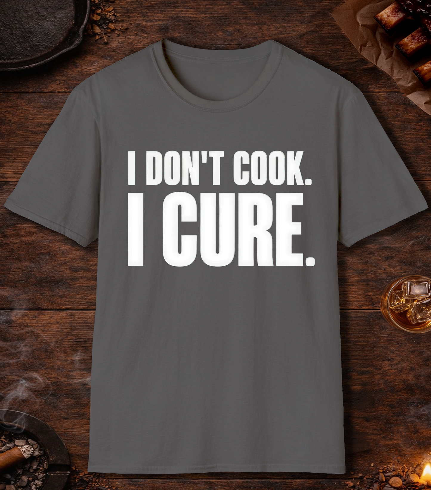 I Cure T-Shirt - Charcoal