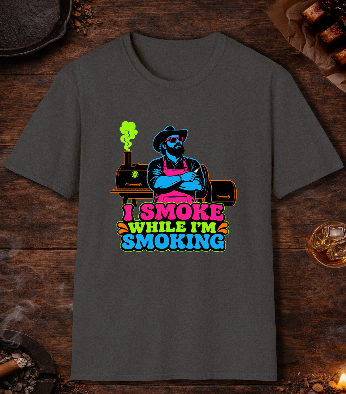 Smoke While Smoking - Dark Heather