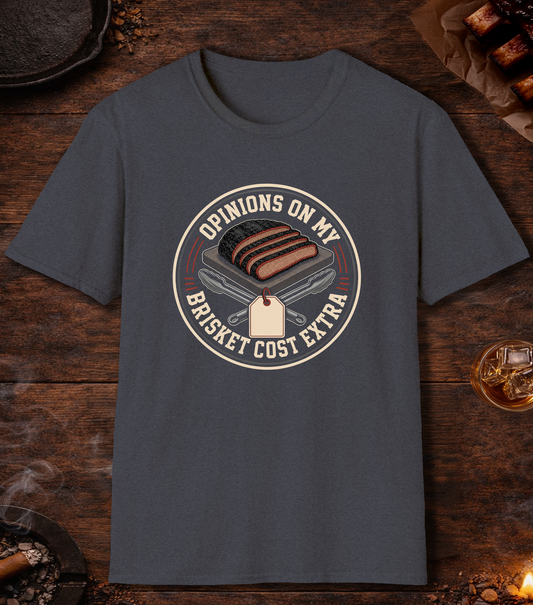 Opinions Cost Extra T-Shirt - Heather Navy