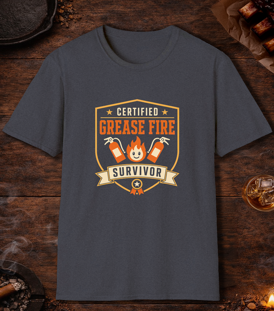 Grease Fire Survivor - Heather Navy