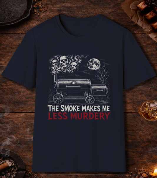 Smoke Less Murdery T-Shirt - Navy