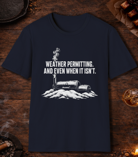 Weather Permitting T-Shirt - Navy