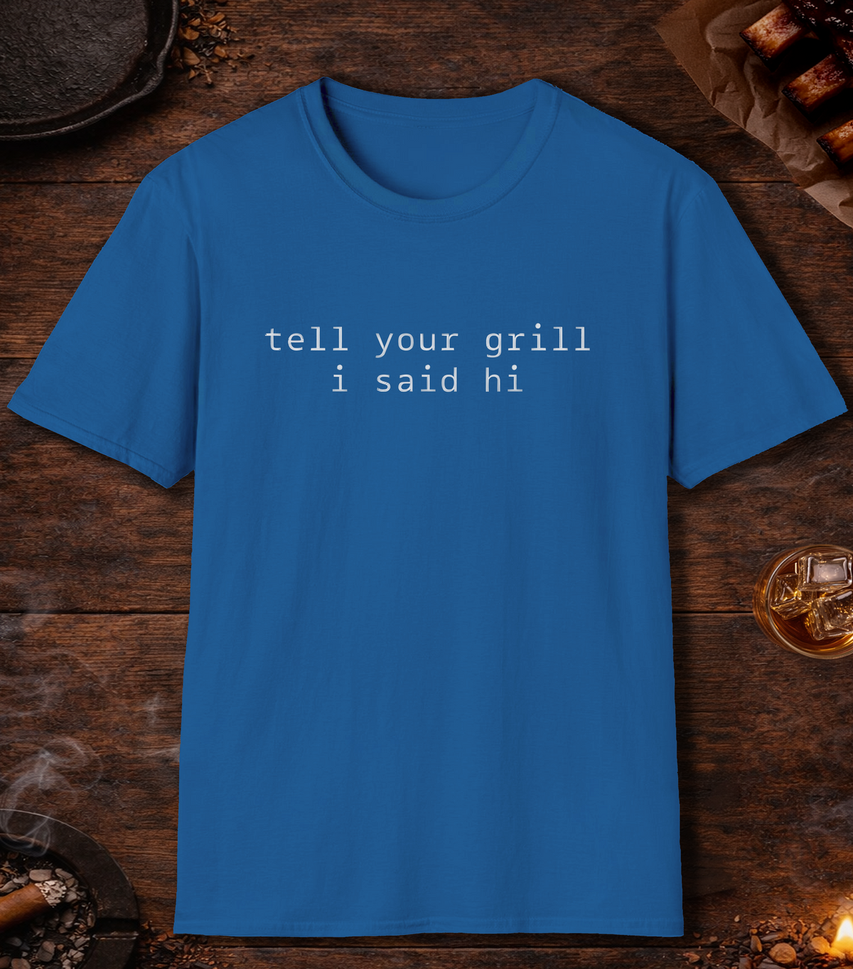Grill Hi T-Shirt - Royal