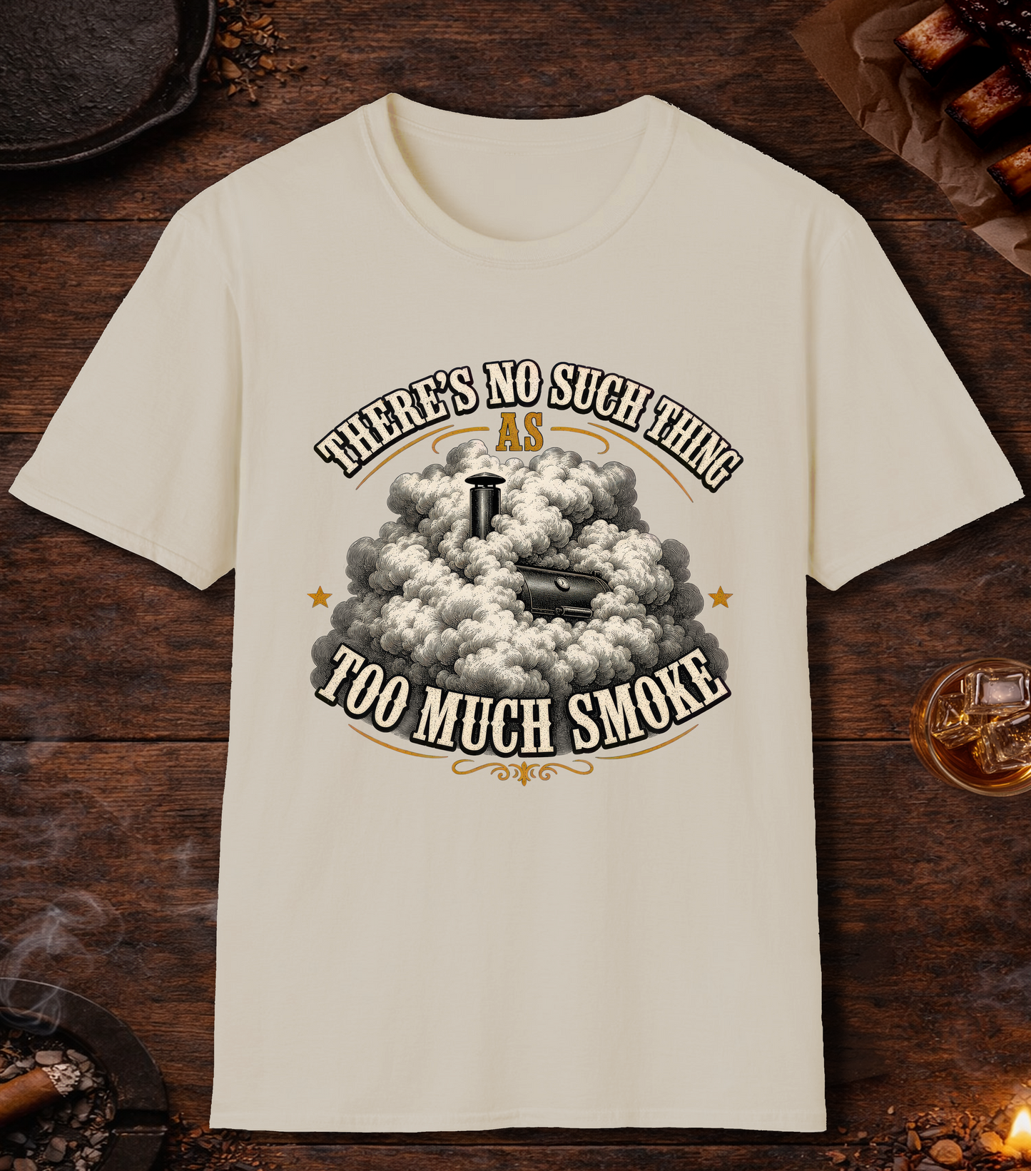Too Much Smoke T-Shirt - Sand