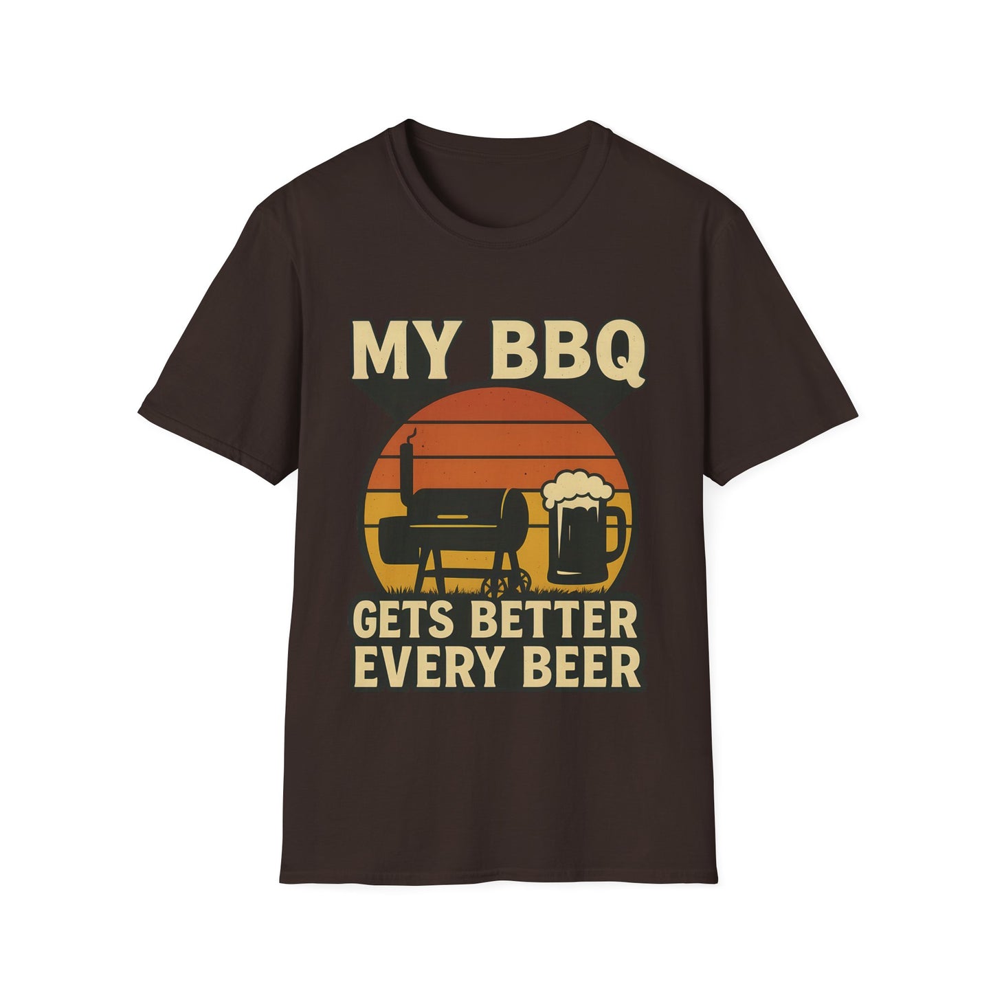 My BBQ Gets Better Every Beer T-Shirt