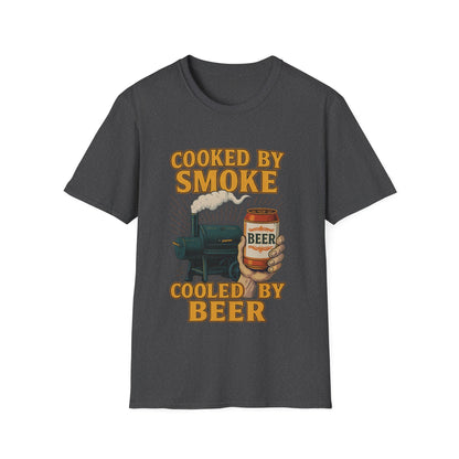 Cooked By Smoke Cooled By Beer T-Shirt