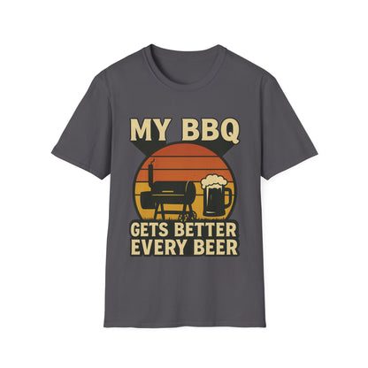 My BBQ Gets Better Every Beer T-Shirt