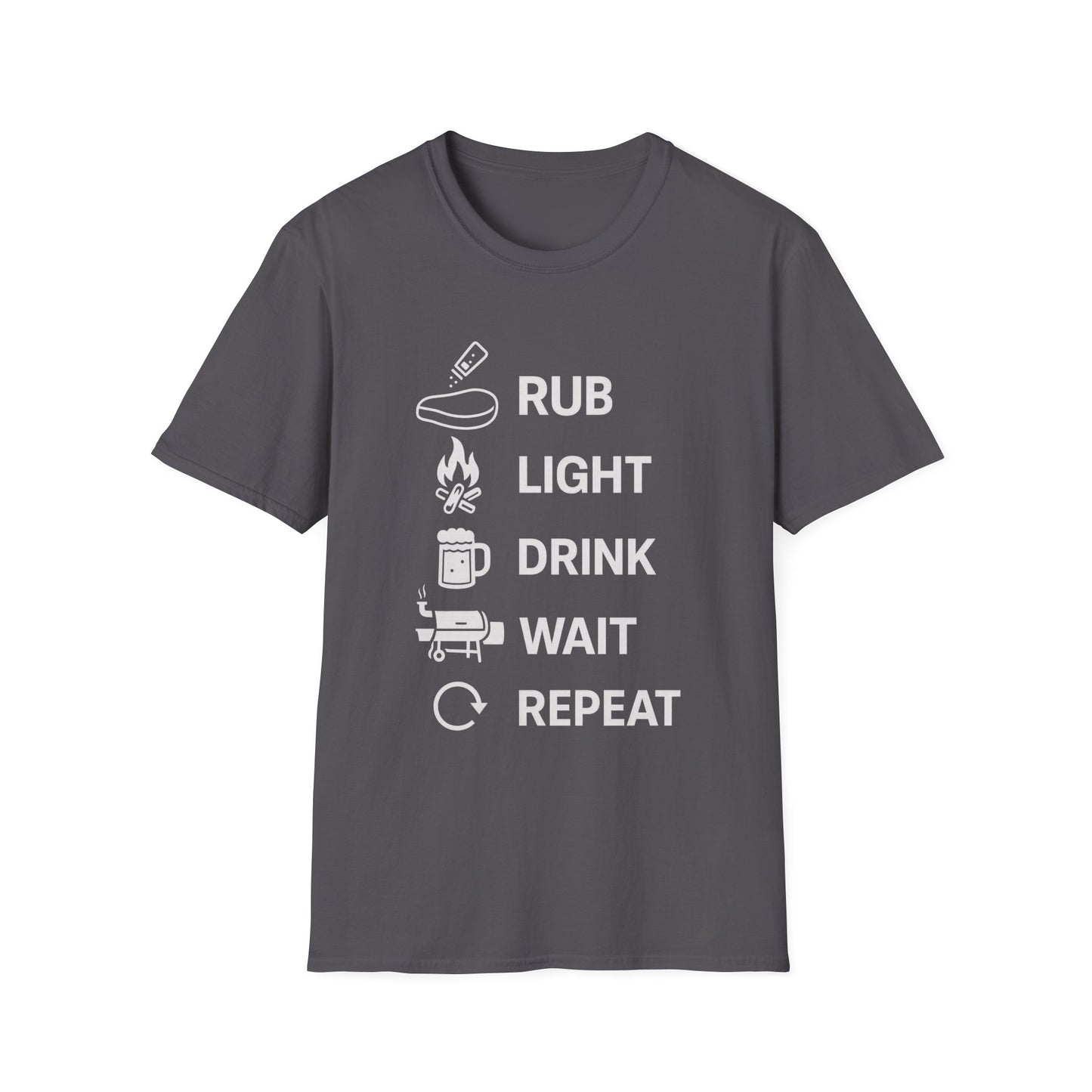 Rub Light Drink Wait Repeat T-Shirt
