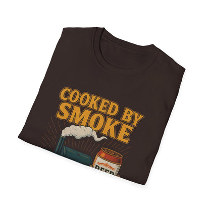 Cooked By Smoke Cooled By Beer T-Shirt