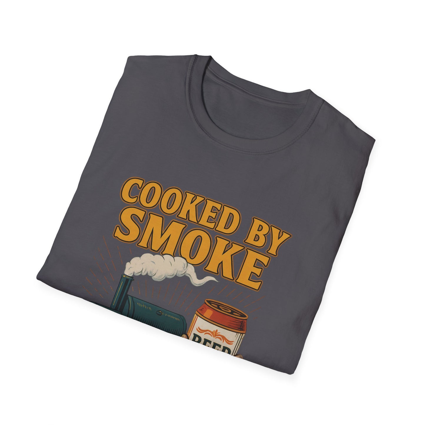 Cooked By Smoke Cooled By Beer T-Shirt