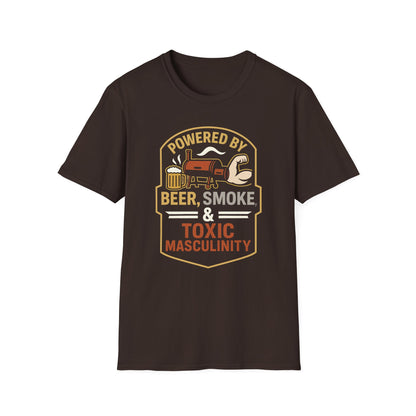 Powered By Beer, Smoke, & Toxic Masculinity T-Shirt