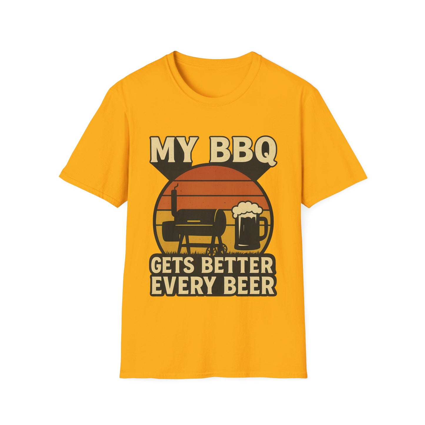 My BBQ Gets Better Every Beer T-Shirt