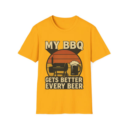 My BBQ Gets Better Every Beer T-Shirt