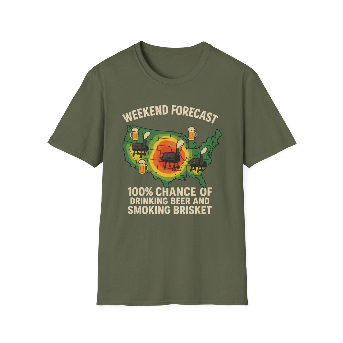 Weekend Forecast: Beer And Brisket T-Shirt