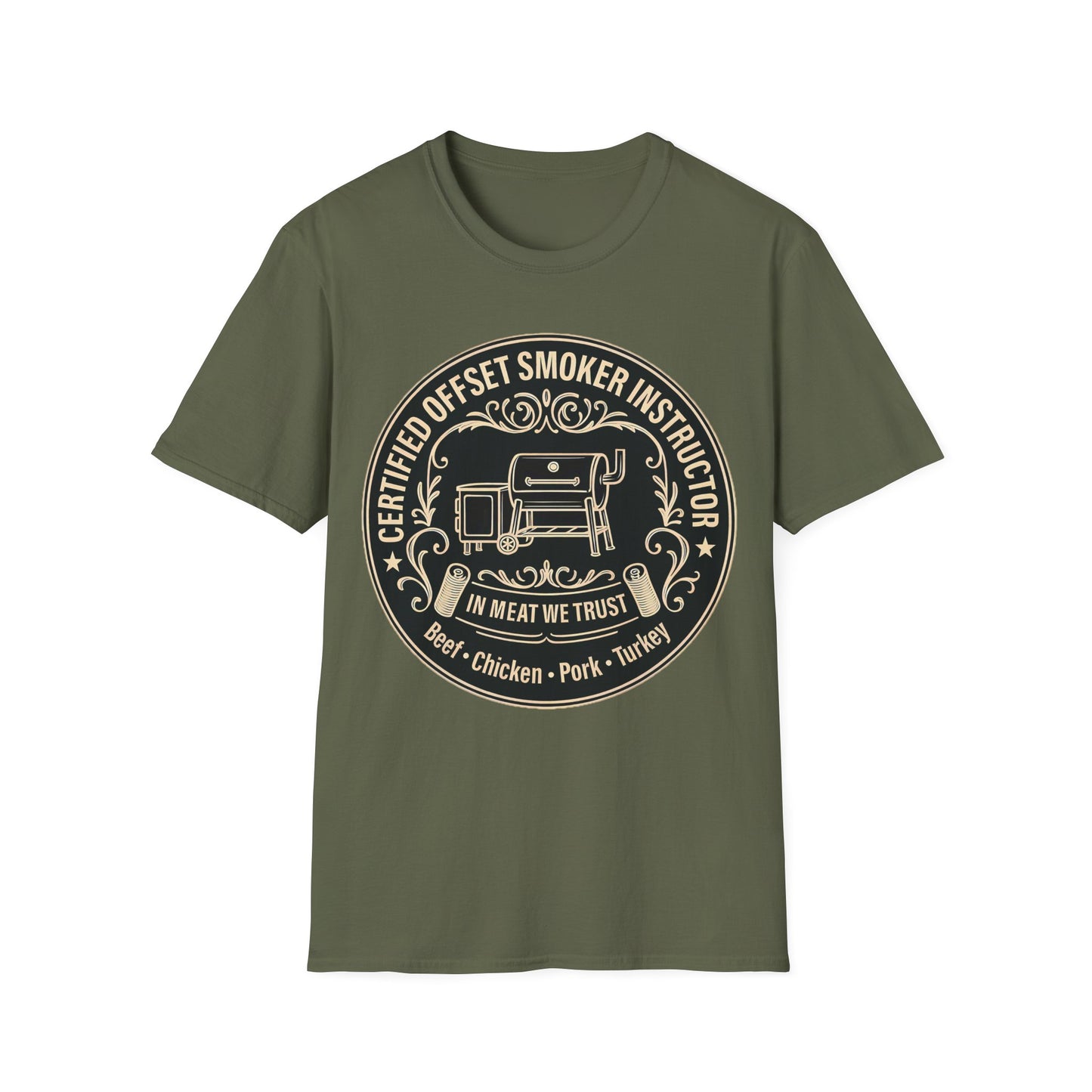 Certified Offset Smoker Instructor T-Shirt