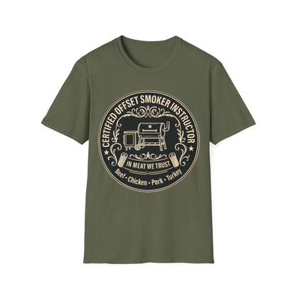 Certified Offset Smoker Instructor T-Shirt
