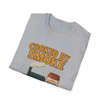 Cooked By Smoke Cooled By Beer T-Shirt