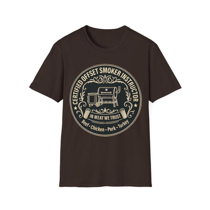 Certified Offset Smoker Instructor T-Shirt