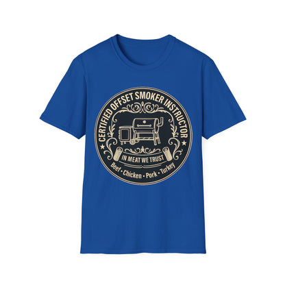 Certified Offset Smoker Instructor T-Shirt