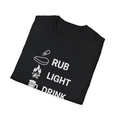 Rub Light Drink Wait Repeat T-Shirt