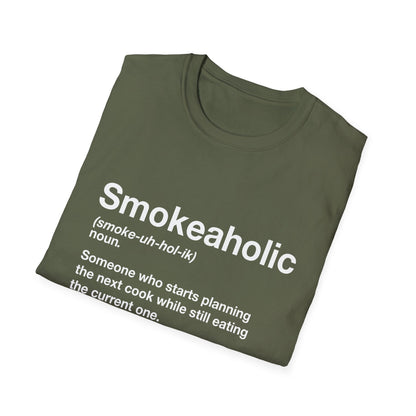 Smokeaholic Definition T-Shirt
