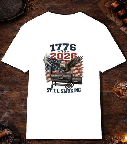 1776 to 2026 Smoking T-Shirt - White