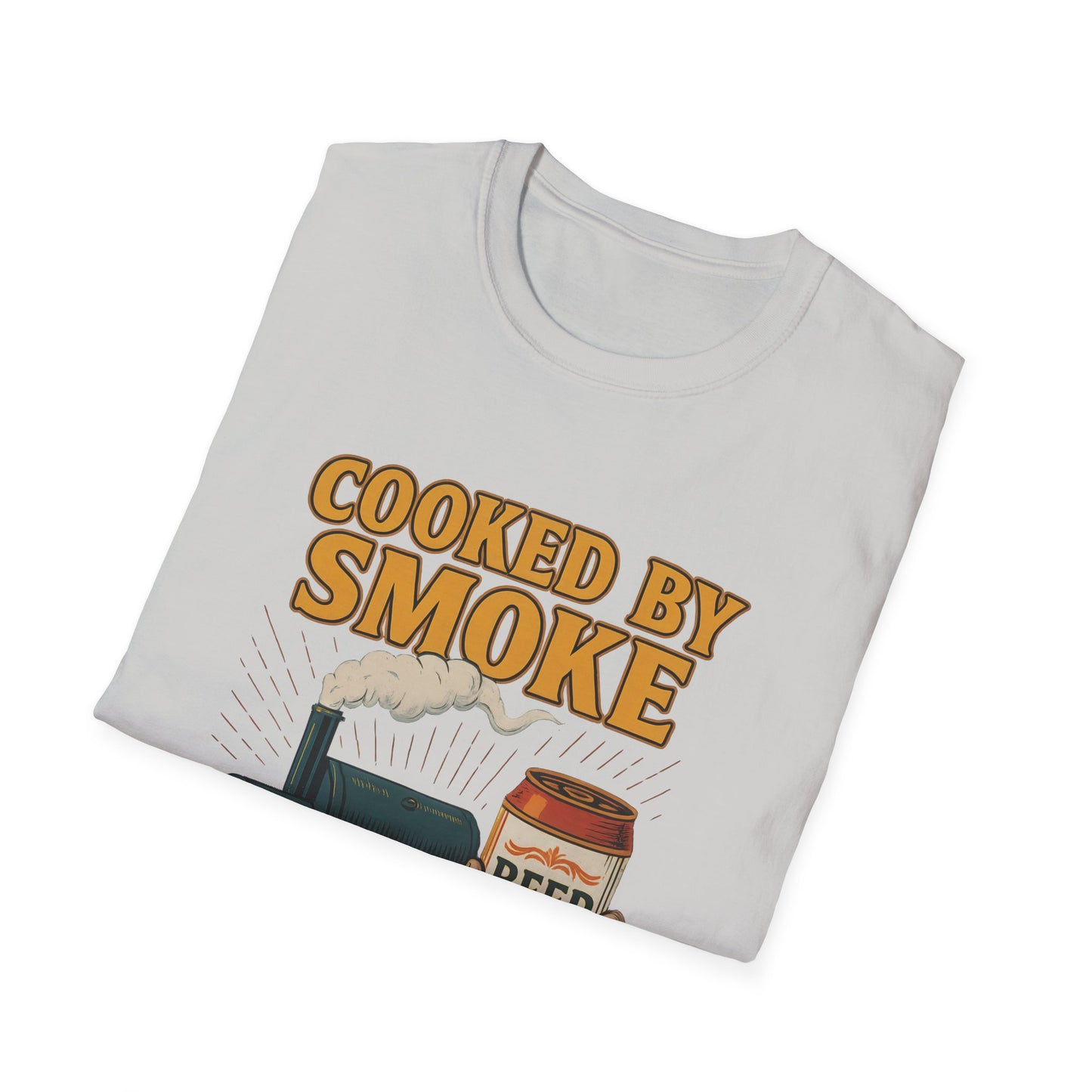 Cooked By Smoke Cooled By Beer T-Shirt