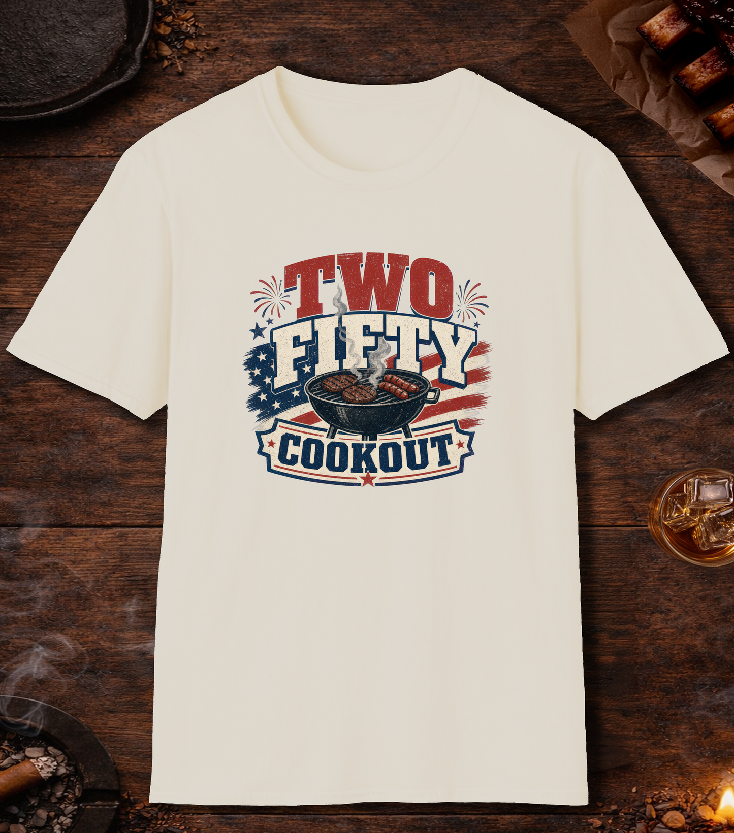 250 Cookout T-Shirt - Natural