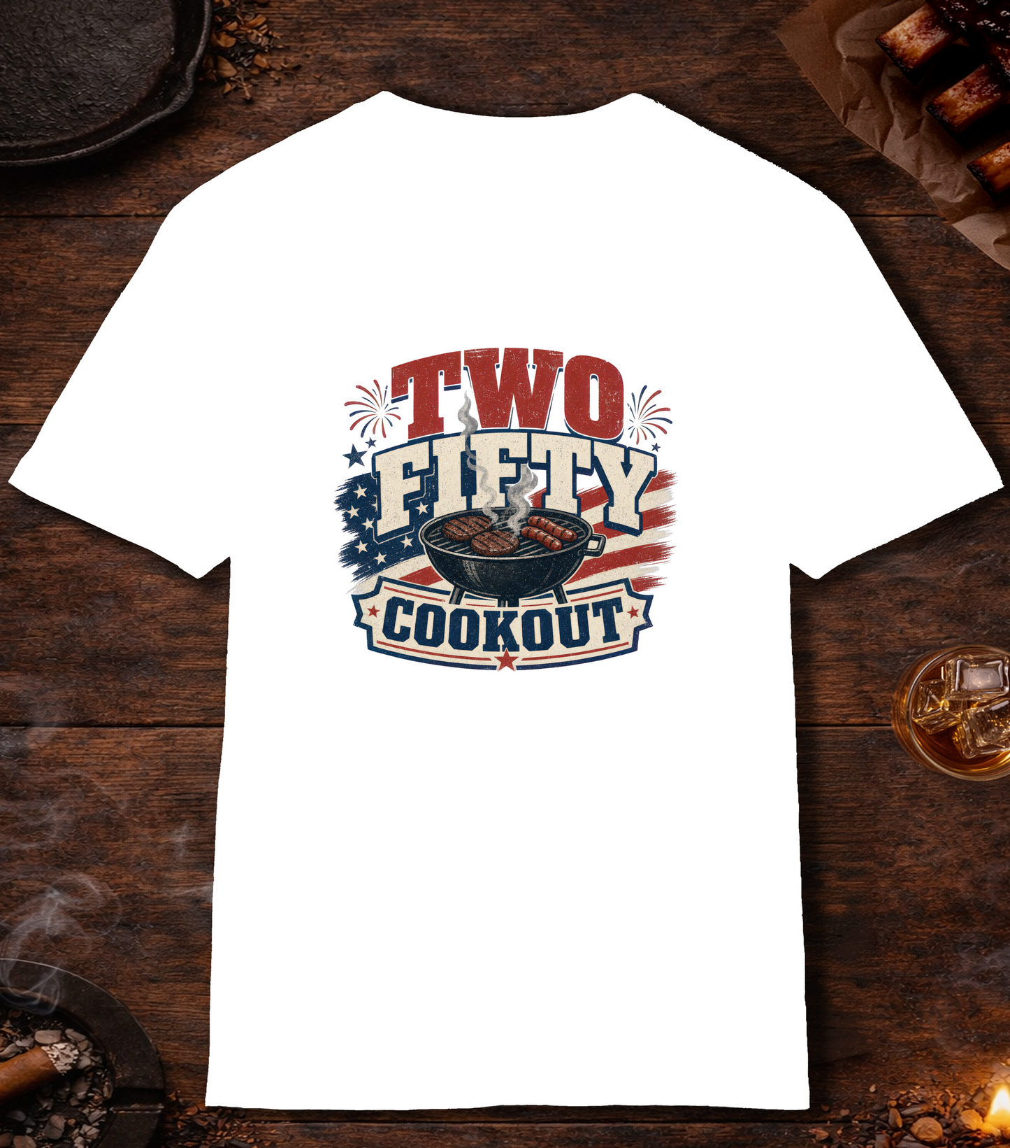 250 Cookout T-Shirt - White