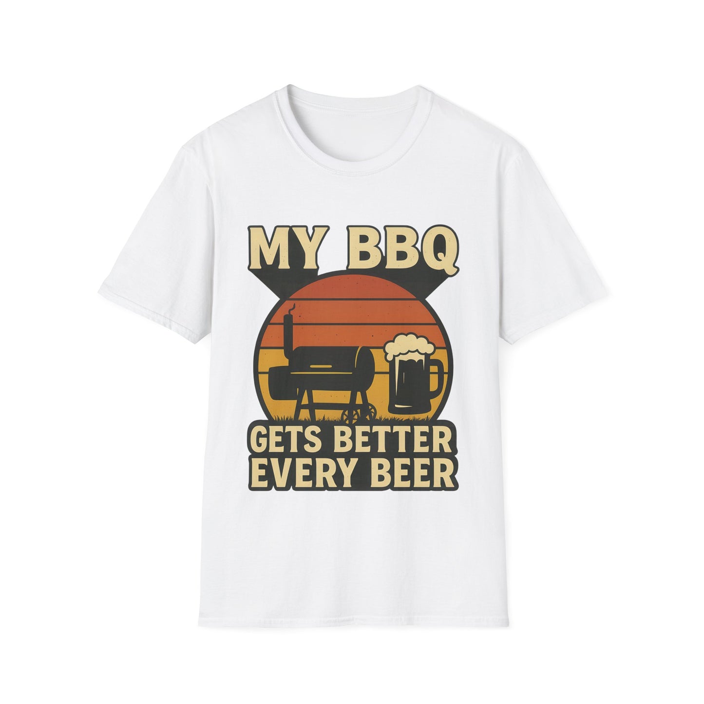 My BBQ Gets Better Every Beer T-Shirt